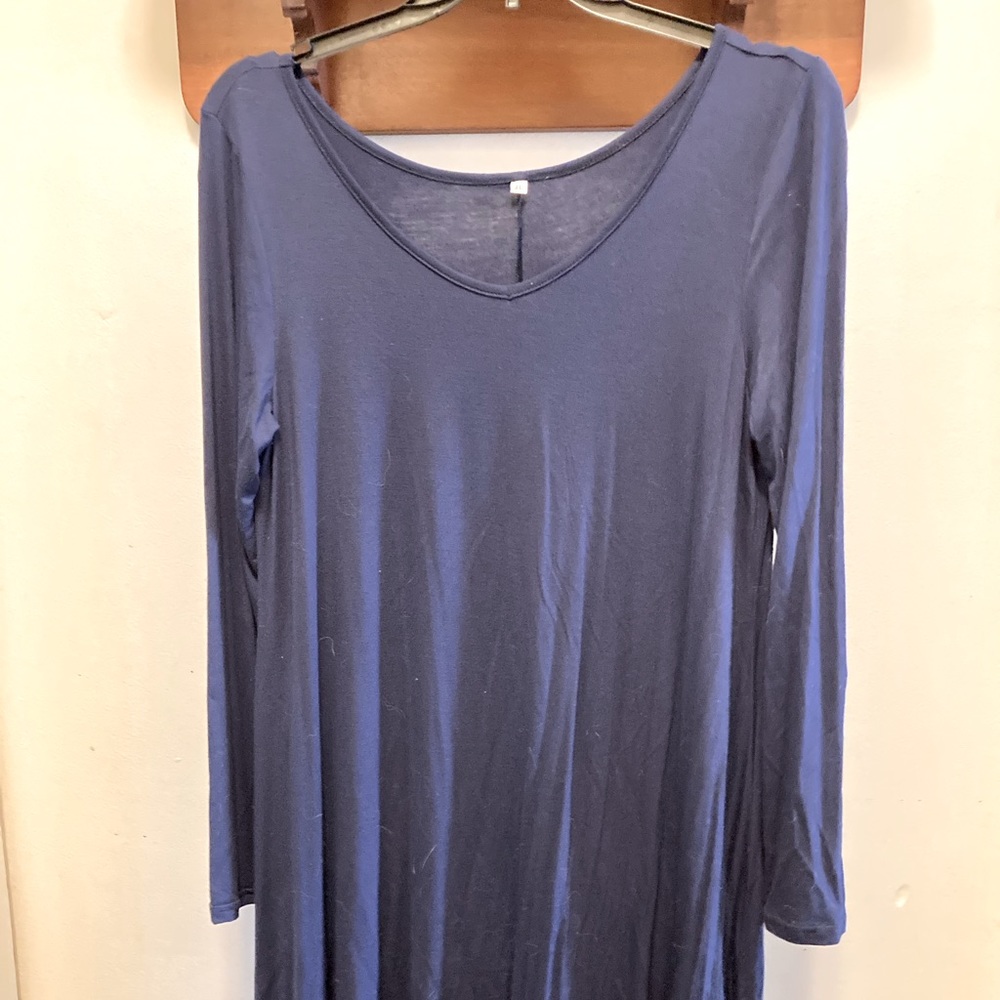 Women’s Navy long sleeve dress - XL